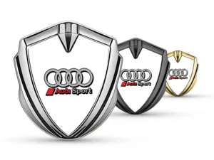Audi Emblema Fender Badge Look High-End Stile Drift